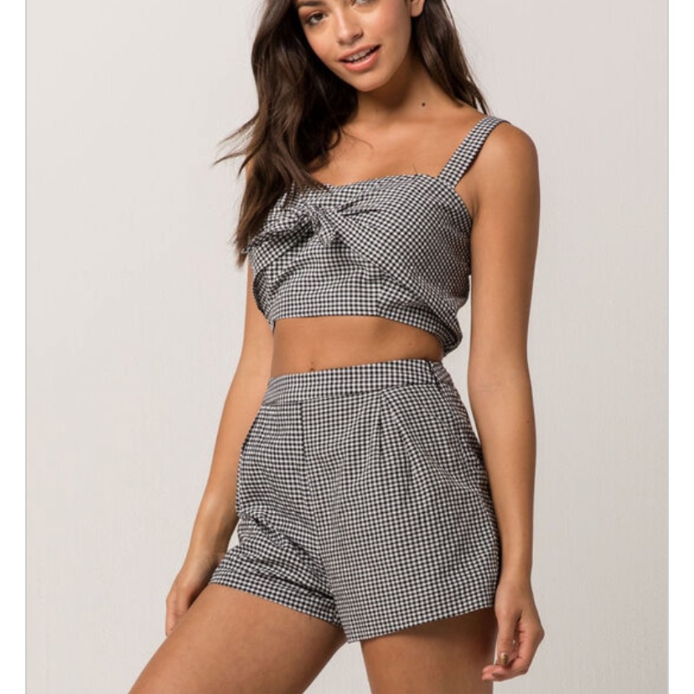 Gingham Matching Set